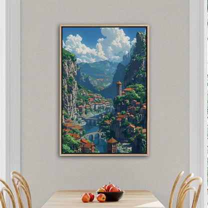 European-themed wall art - Elegant Elysian Haven