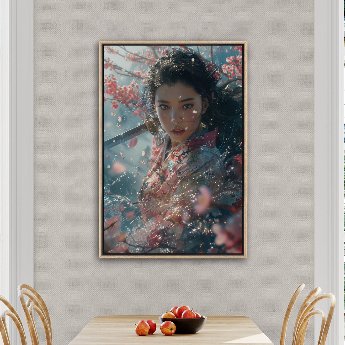 Figurative Portrait - Enchanted Sakura Garden