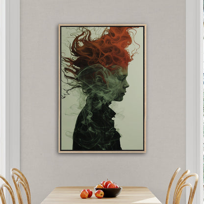 Bold and dynamic abstract wall art - A captivating chaos in art deco