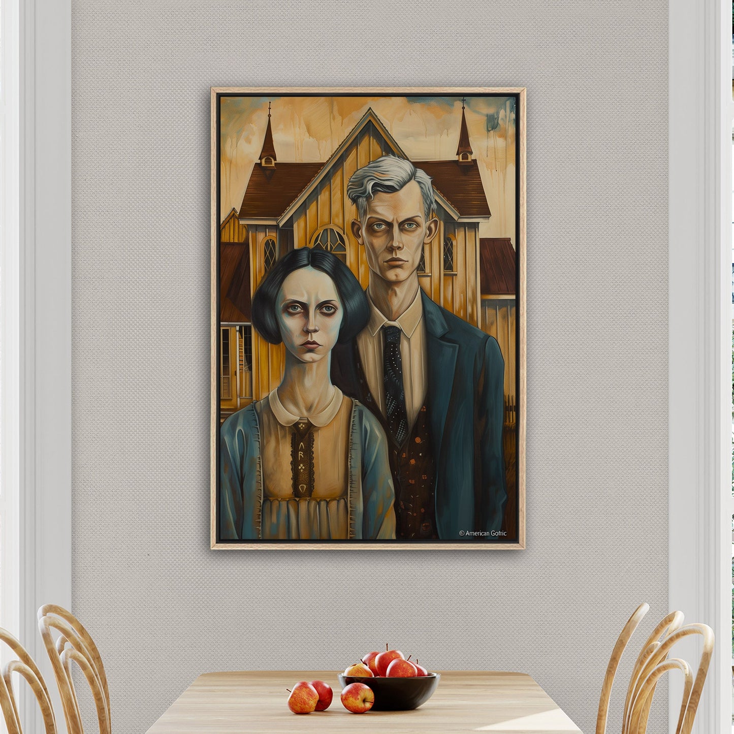 Contemporary reimagining of American Gothic - Ethereal Elegance