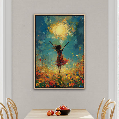 Vibrant, uplifting, energetic art for a lively Living Room - Joyful Dance