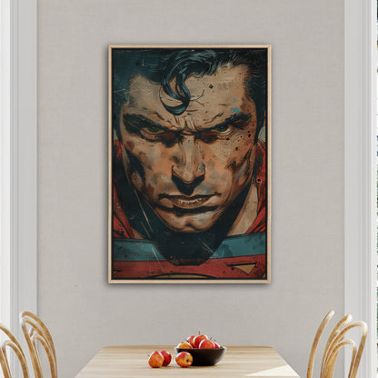 Closeup Portrait of Golden Age Superman - Iconic Vision: Superman Revived