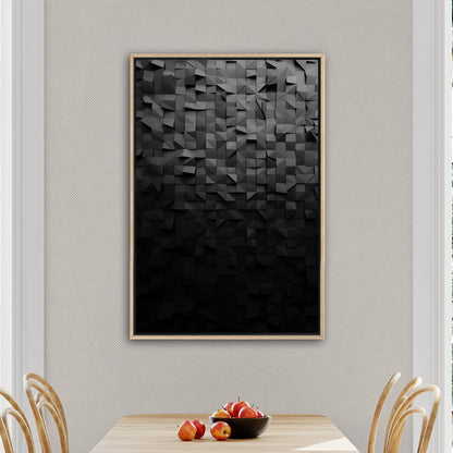 Abstract Photorealistic Cubist Wall Texture -Symmetry Serenity: Parallel Visions