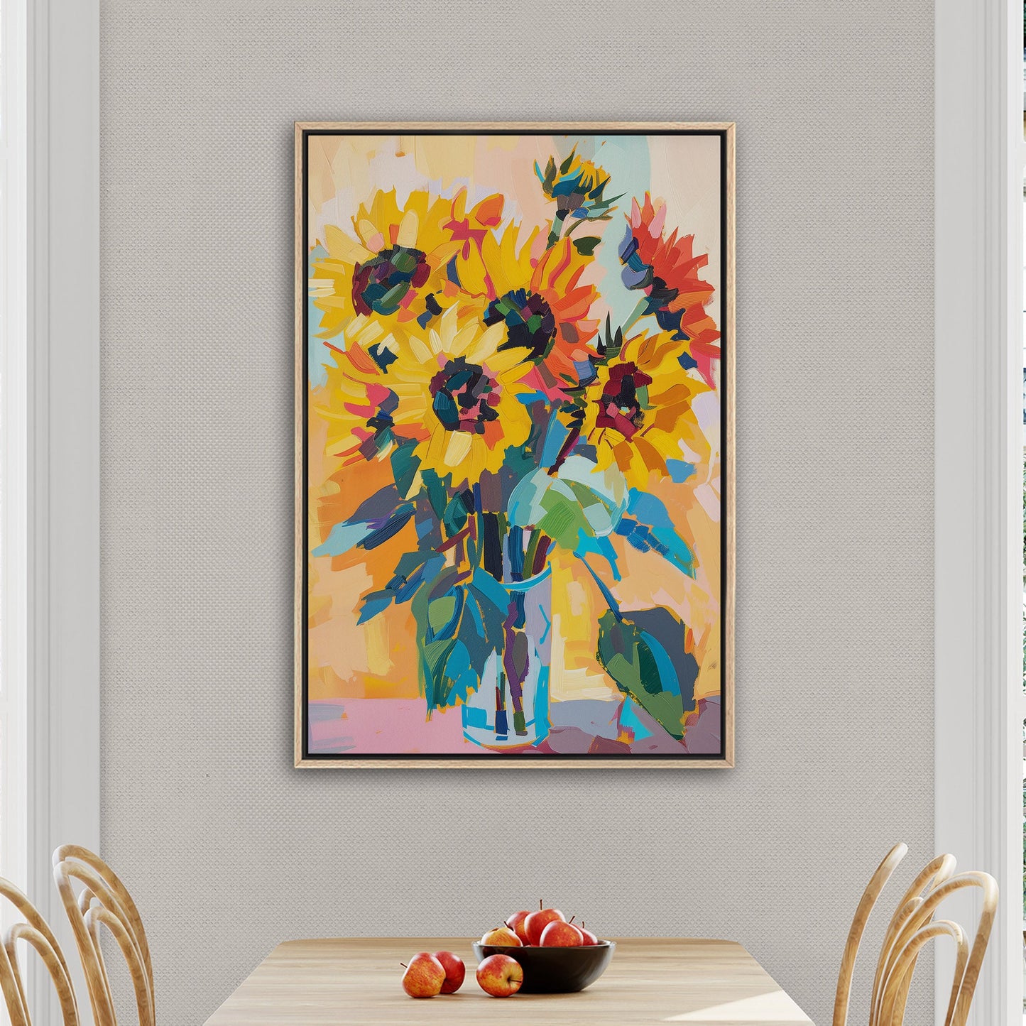 Vibrant sunflower masterpiece - Artistic Serenity