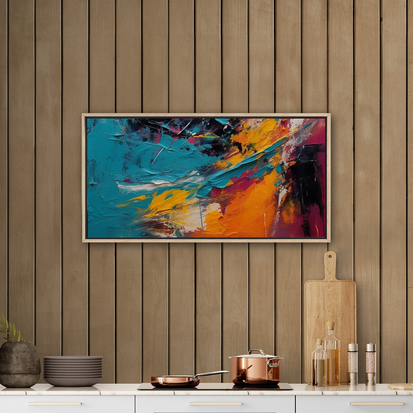 Bold abstract expressionism exudes energy - Energizing Sight