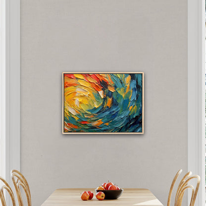 Artwork capturing essence of oil painting strokes - Whispering Echoes of Artistic Expression