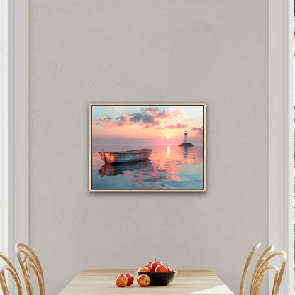 A mesmerizing digital masterpiece, evoking tranquil ocean serenity - Serene Seascape