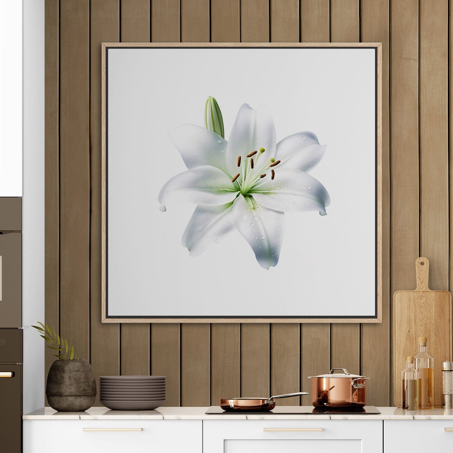 Elegant white lily, beauty, purity, floral - Tranquil Lily Dream