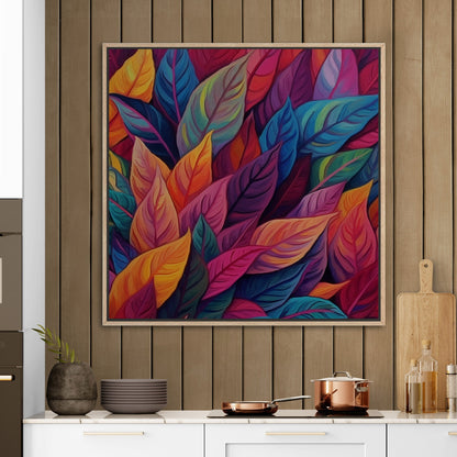 Painting of Autumn Leaves - Vivid Autumn Palette