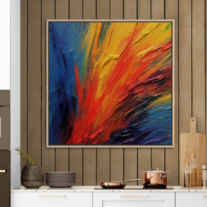 Vibrant oil pastel strokes, artistic textures, expressive abstract - Captivating Creativity