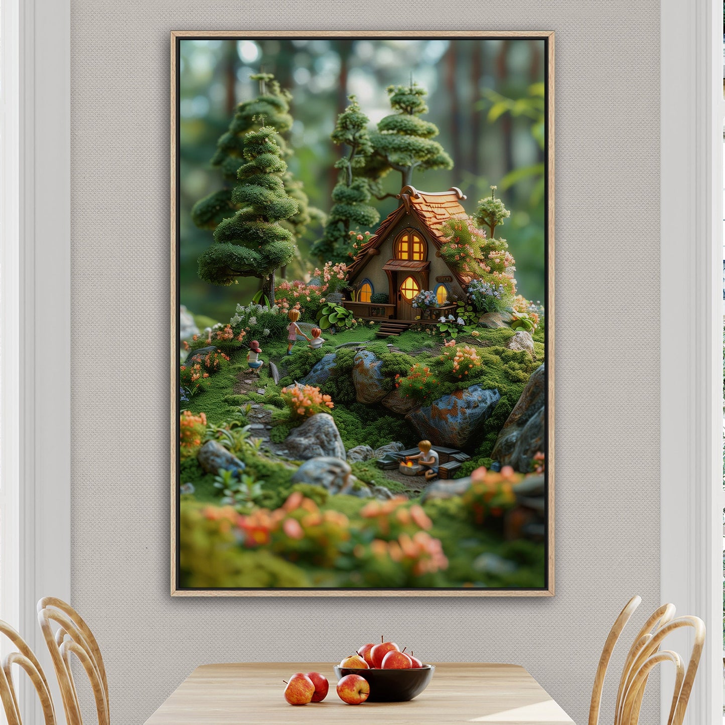 Enchanted Forest cottage 3D render - Dreamscape Woods