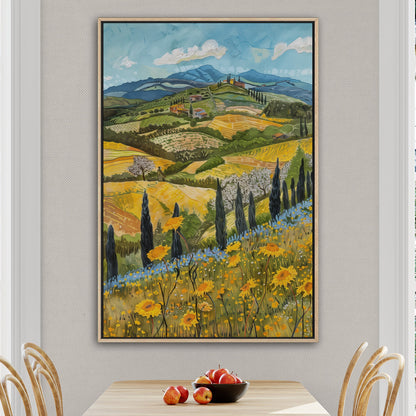 Umbria Countryside during spring - Floral Symphony