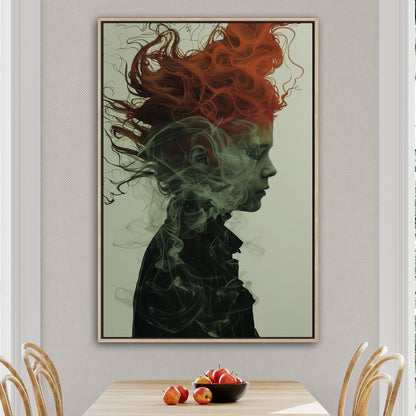 Bold and dynamic abstract wall art - A captivating chaos in art deco