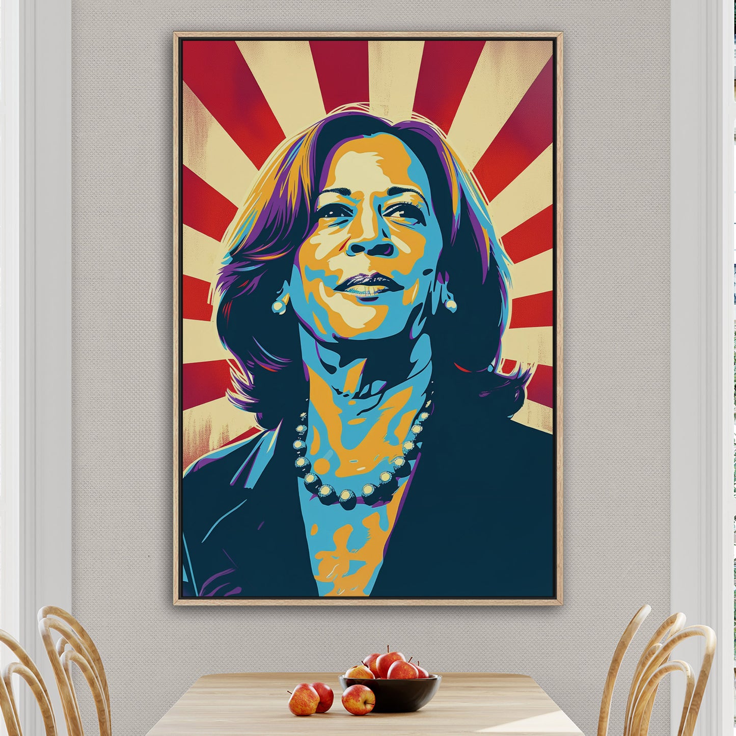 Kamala Harris - Regal Revolution in the Style of Obama Hope Poster