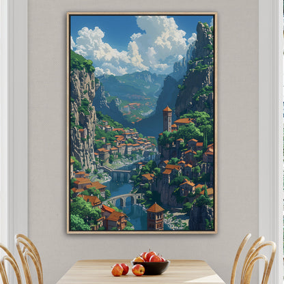 European-themed wall art - Elegant Elysian Haven