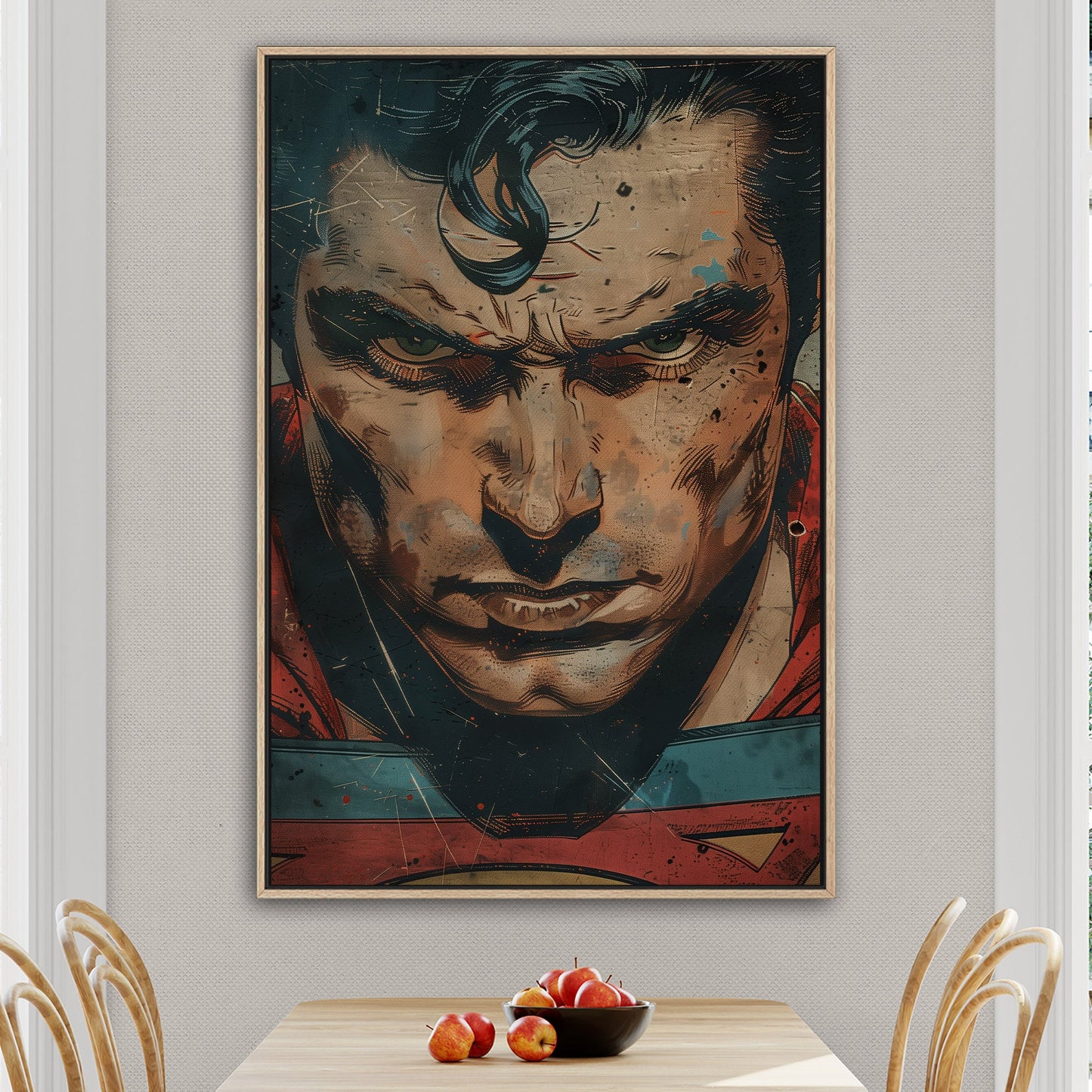 Closeup Portrait of Golden Age Superman - Iconic Vision: Superman Revived