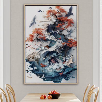 A captivating art piece that elevates any room - A Surreal Masterpiece