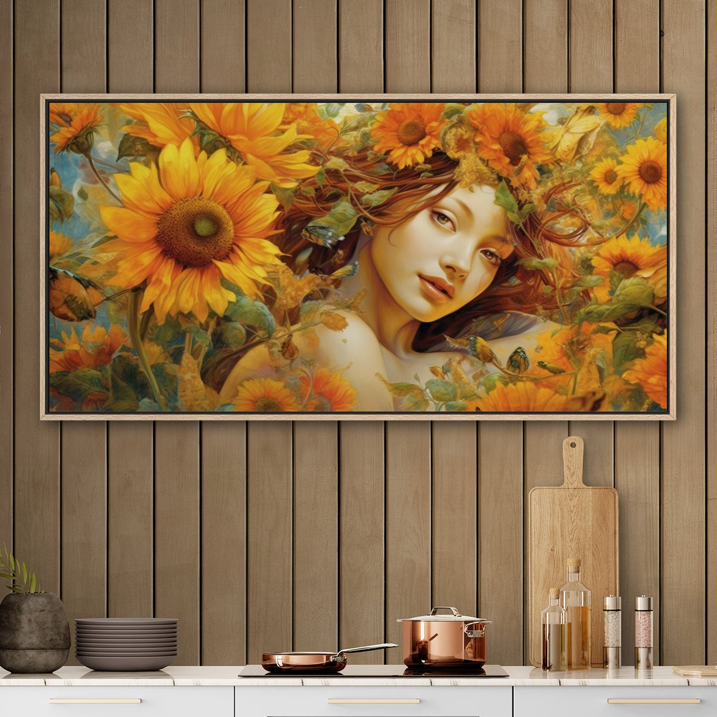 Captivating, elegant, intricate sunflower - Radiant Elegance -