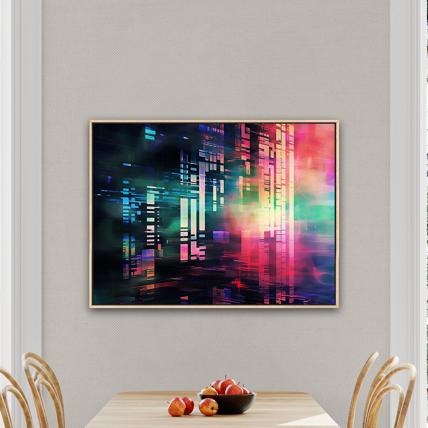 Innovative futuristic glitch abstract - Captivating Design