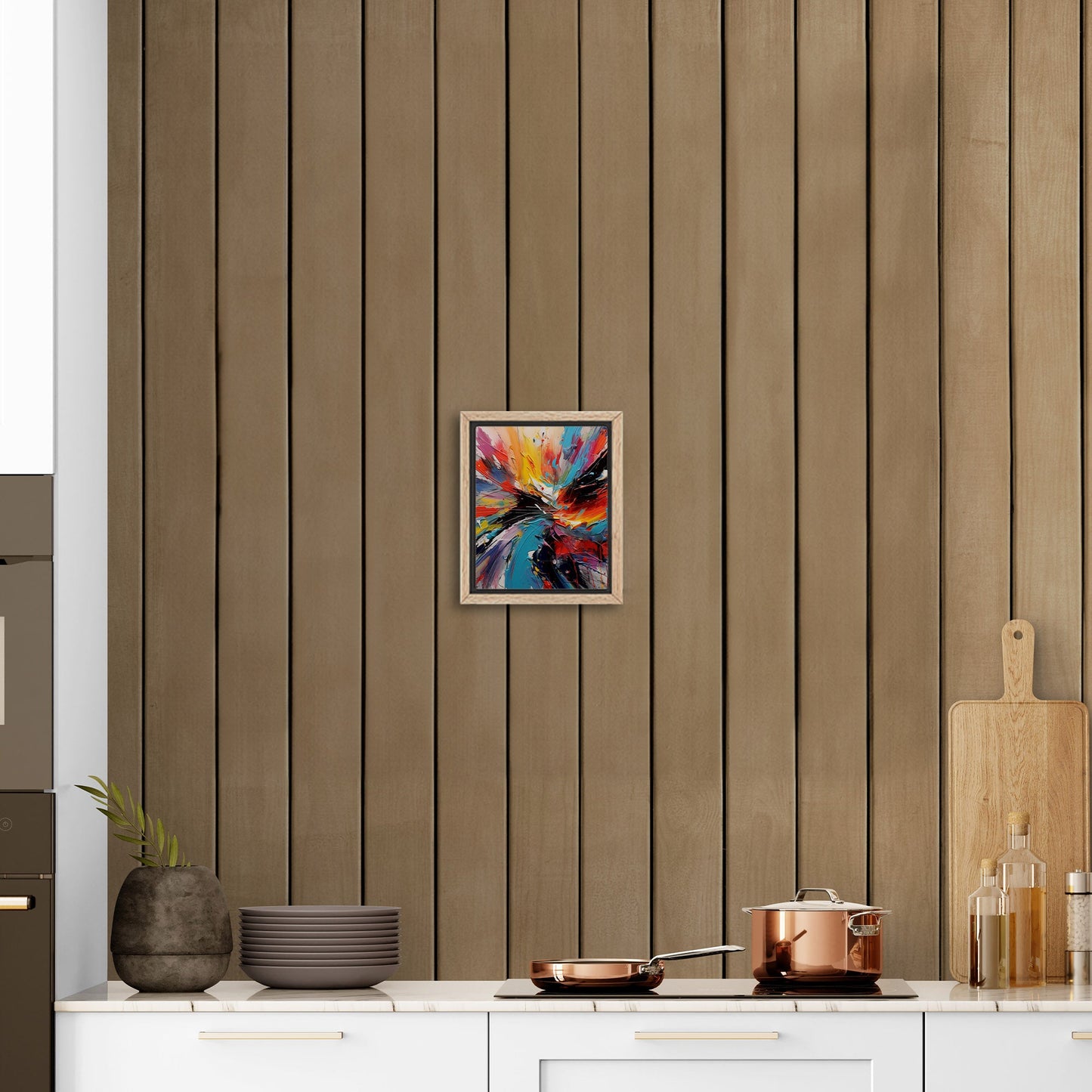 Immerse your space in dynamic, abstract art - Vivid Expression.