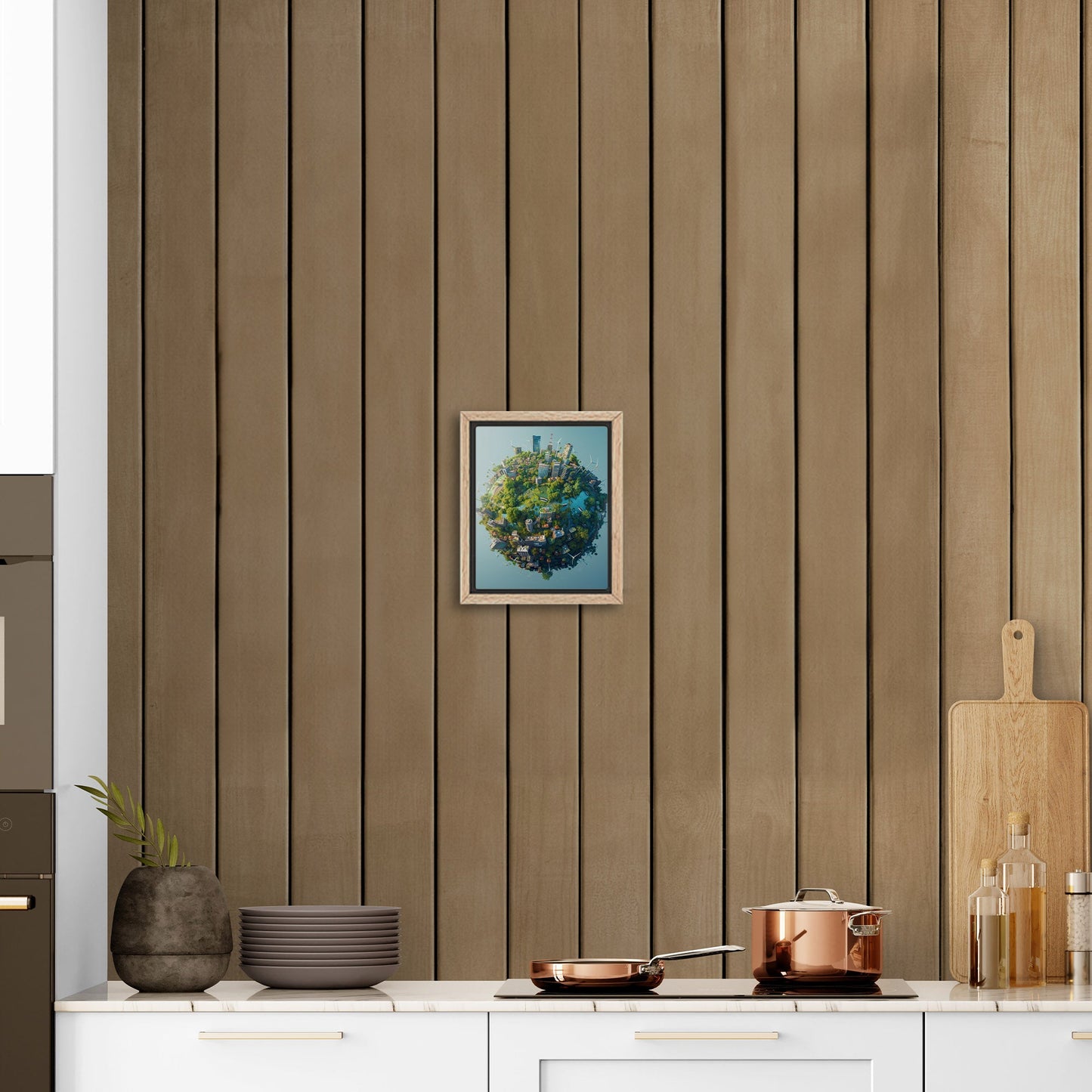 Enhance any room with Earth's view - Ethereal Exploration