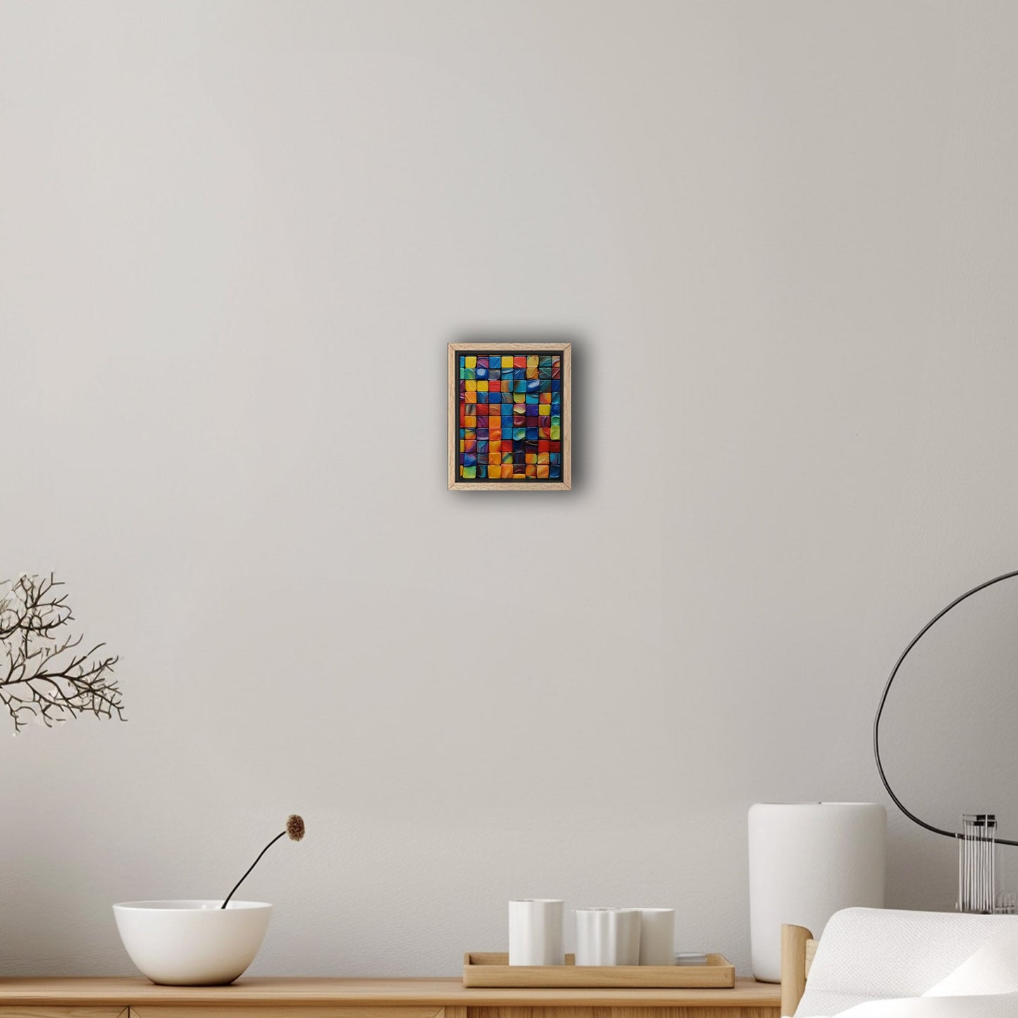 Mosaic Abstract Photorealistic Geometric Shapes - Mosaic Melody