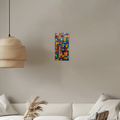 Mosaic Abstract Photorealistic Geometric Shapes - Mosaic Melody