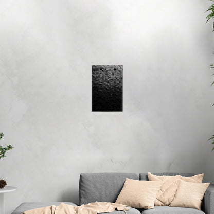 Abstract Photorealistic Cubist Wall Texture -Symmetry Serenity: Parallel Visions