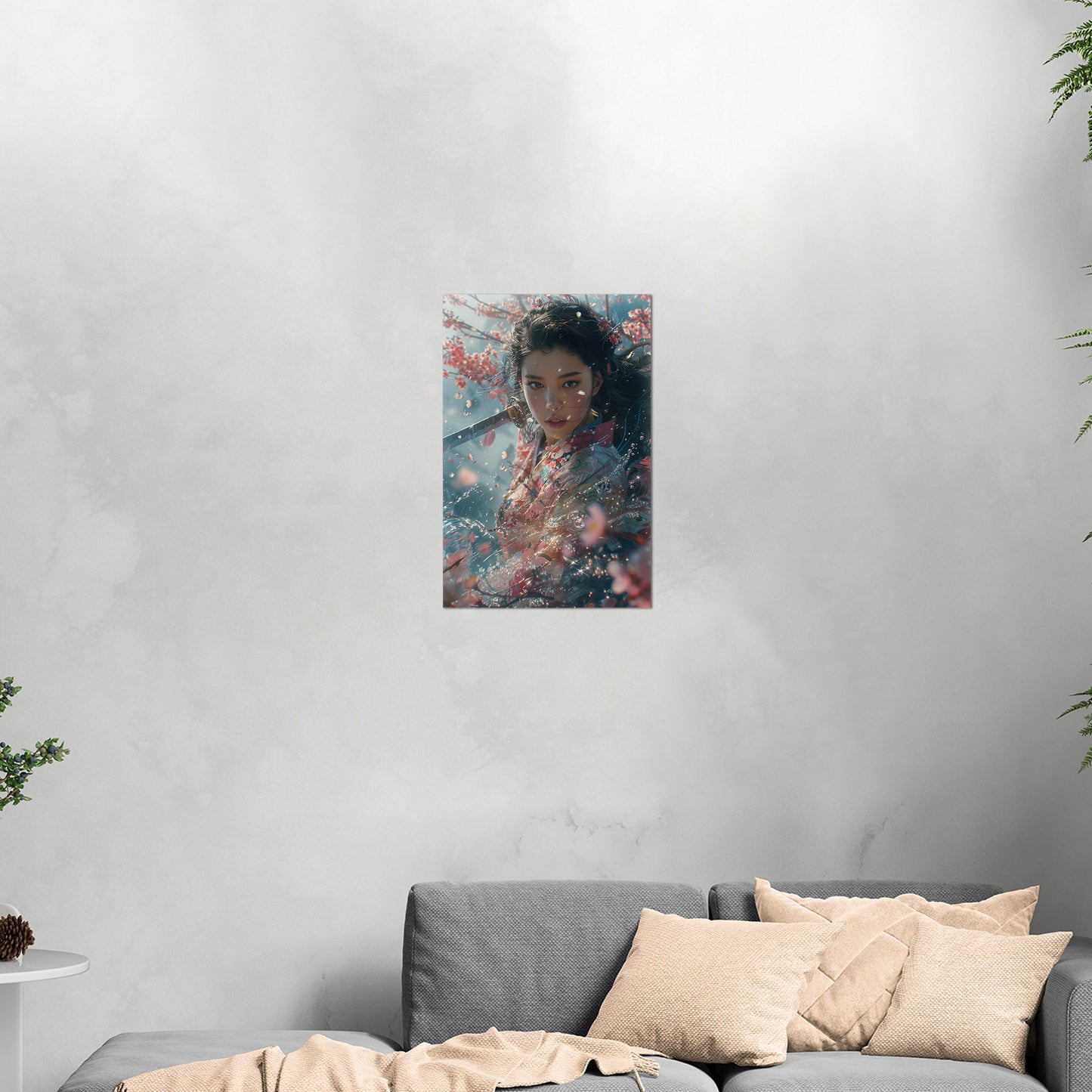 Figurative Portrait - Enchanted Sakura Garden