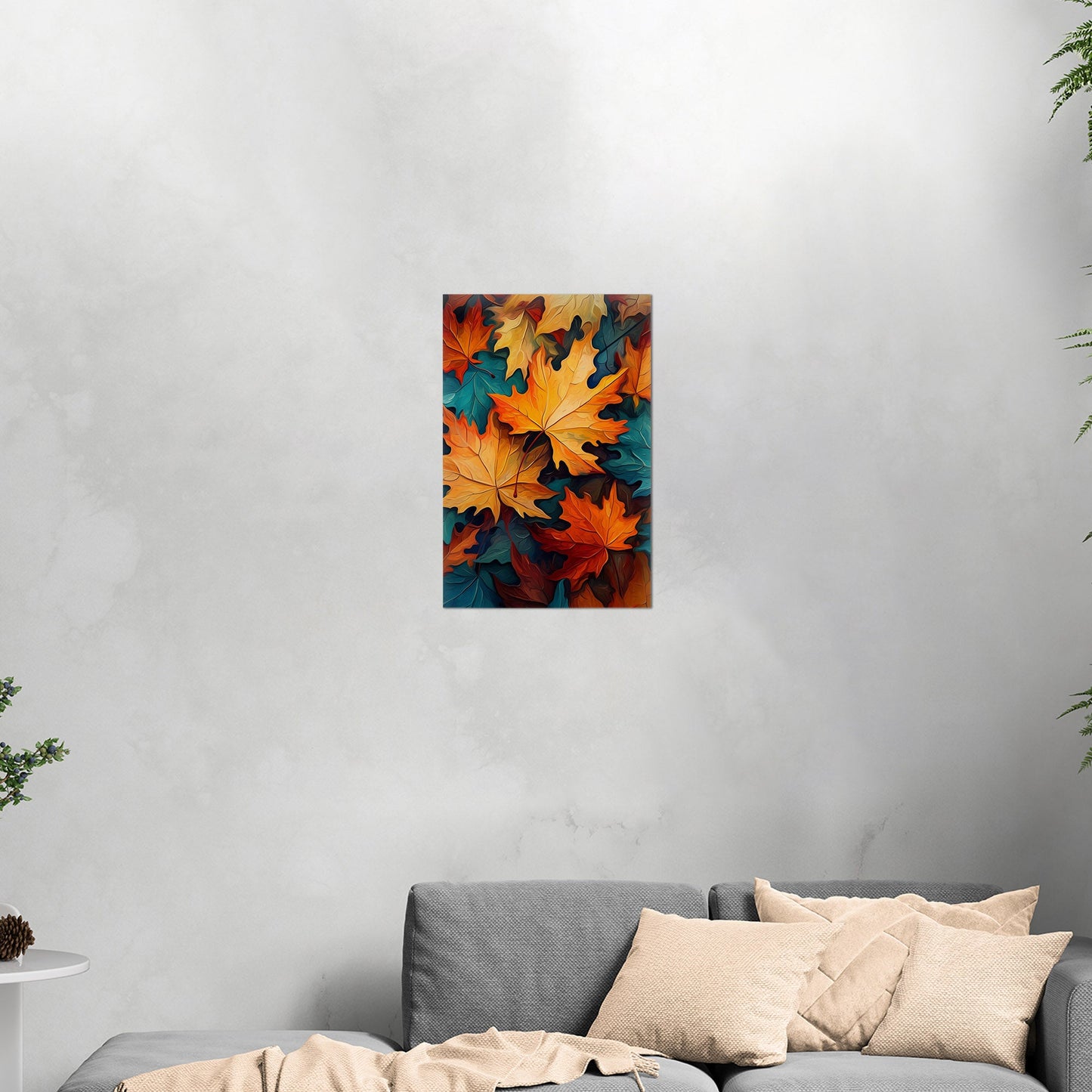 Painting of Autumn Leaves - Vivid Autumn Luminance