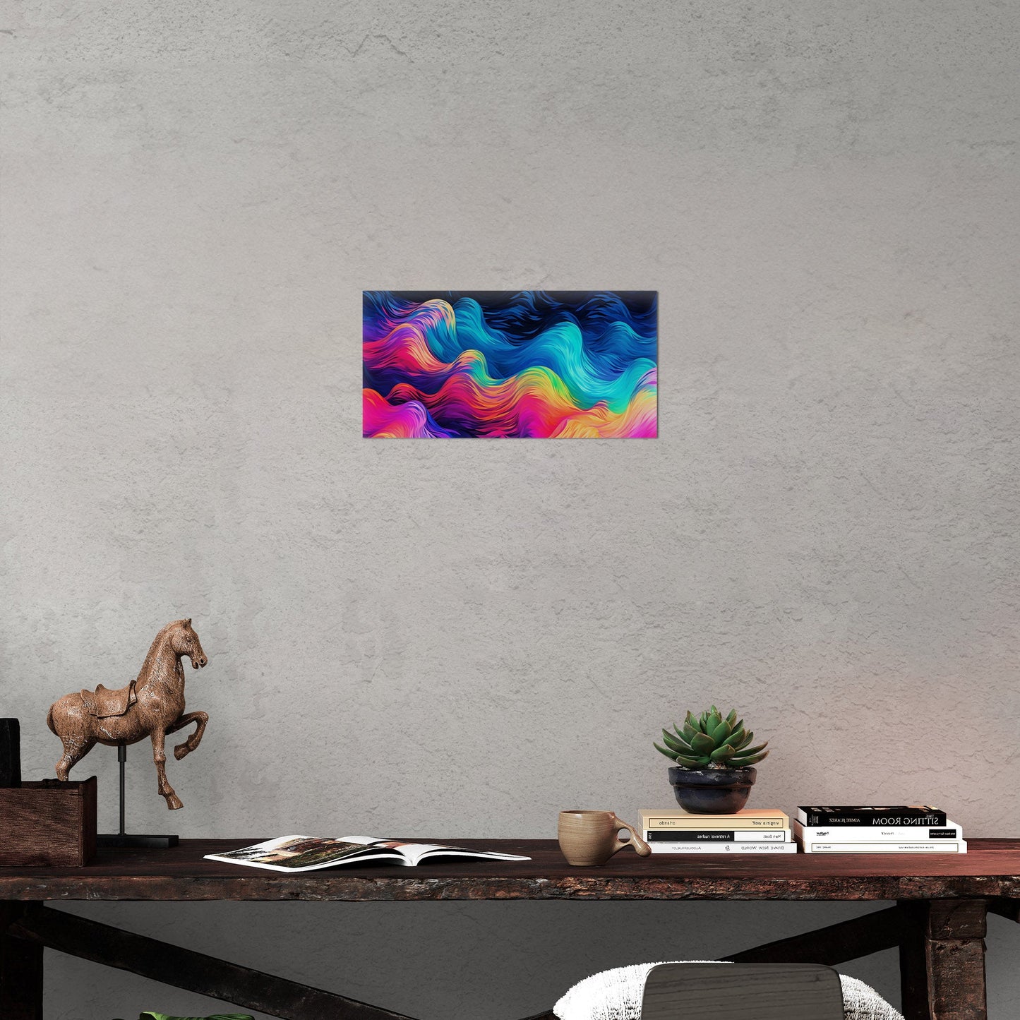 Abstract, vibrant wall art for modern spaces - Electric Dreams