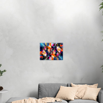 Bold abstract art piece - Vivid Spectrum