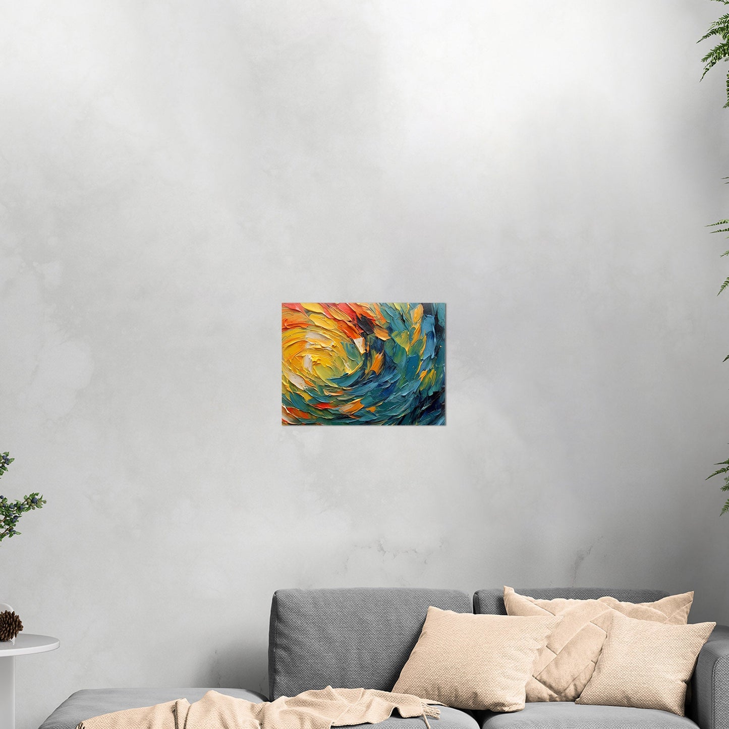 Artwork capturing essence of oil painting strokes - Whispering Echoes of Artistic Expression