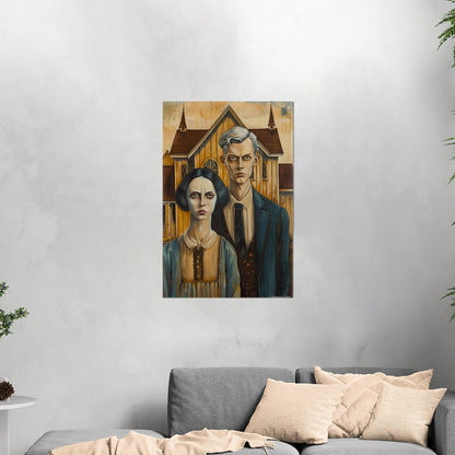 Contemporary reimagining of American Gothic - Ethereal Elegance