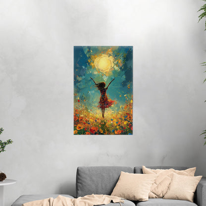 Vibrant, uplifting, energetic art for a lively Living Room - Joyful Dance