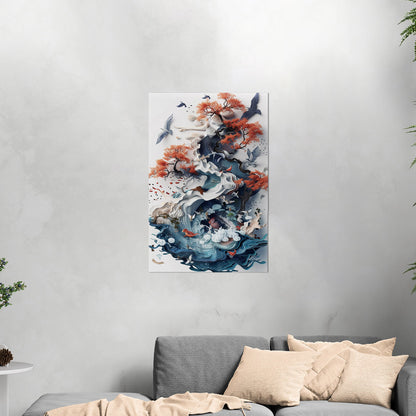 A captivating art piece that elevates any room - A Surreal Masterpiece