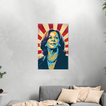 Kamala Harris - Regal Revolution in the Style of Obama Hope Poster