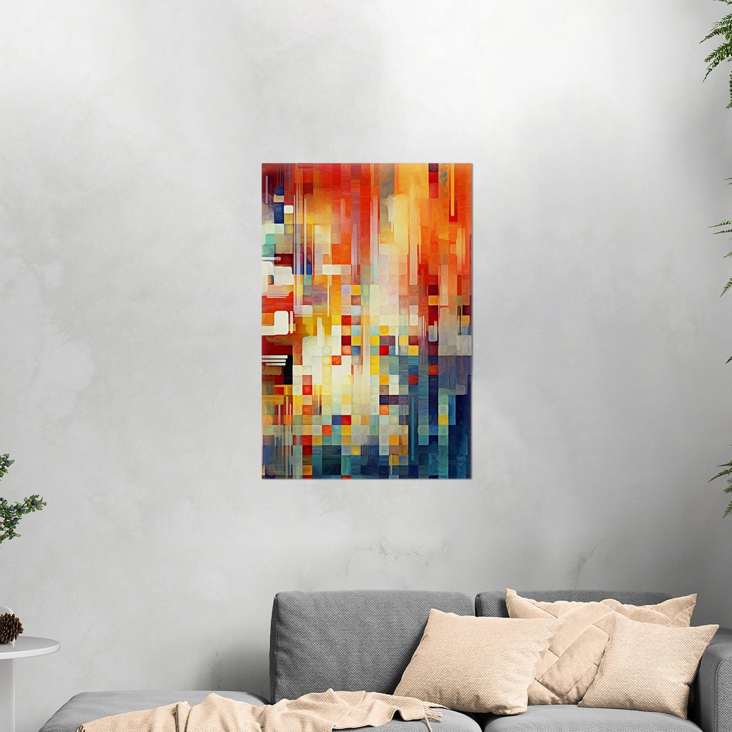 Abstract pixelated mosaic - Eclectic Dream