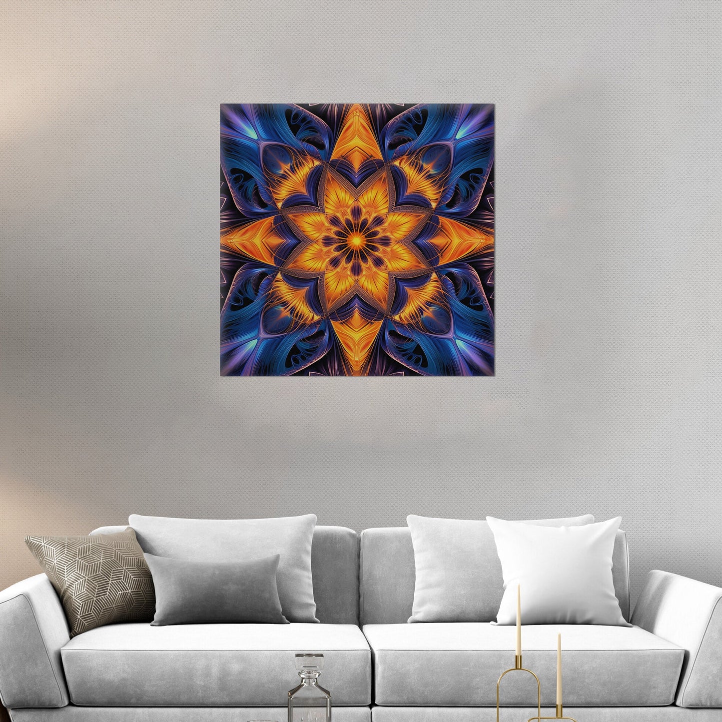 3D Symmetrical painting - Intricate Mathematical Patterns