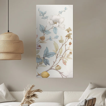 Botanical flower pastel watercolor - Dreamy Botanical Elegance