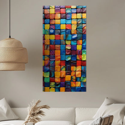 Mosaic Abstract Photorealistic Geometric Shapes - Mosaic Melody