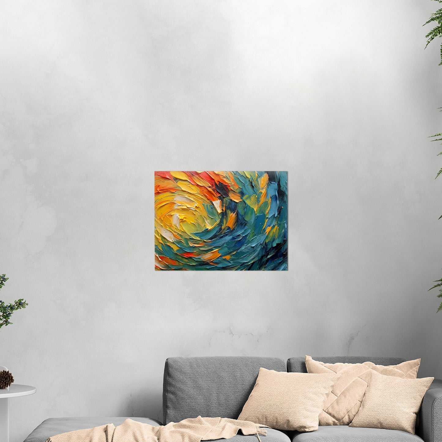 Artwork capturing essence of oil painting strokes - Whispering Echoes of Artistic Expression