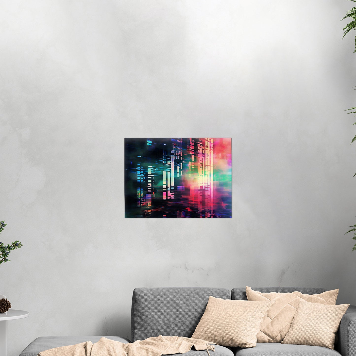 Innovative futuristic glitch abstract - Captivating Design