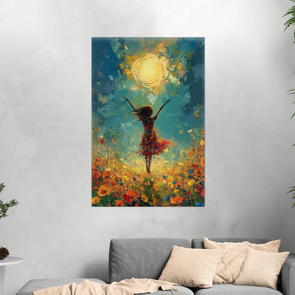 Vibrant, uplifting, energetic art for a lively Living Room - Joyful Dance