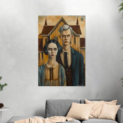 Contemporary reimagining of American Gothic - Ethereal Elegance