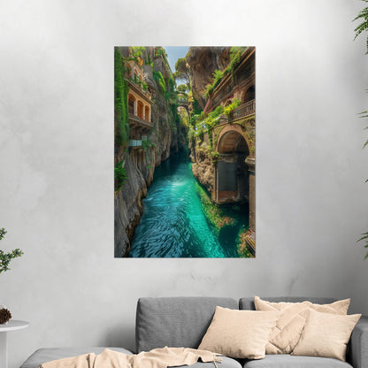 Sorrento, Italy Photorealistic Waterway - Coral & Views