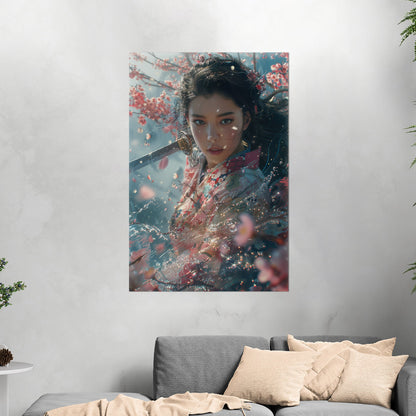 Figurative Portrait - Enchanted Sakura Garden