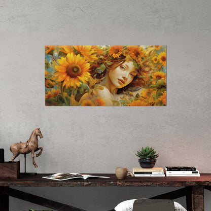 Captivating, elegant, intricate sunflower - Radiant Elegance -