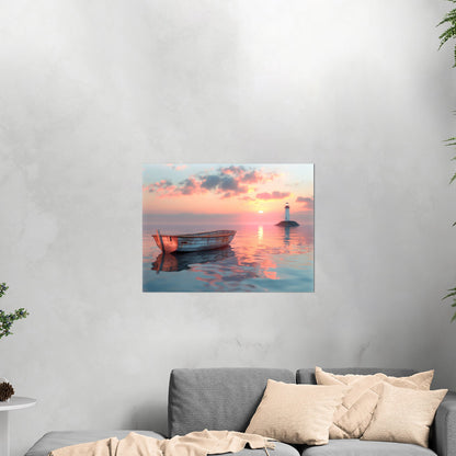 A mesmerizing digital masterpiece, evoking tranquil ocean serenity - Serene Seascape