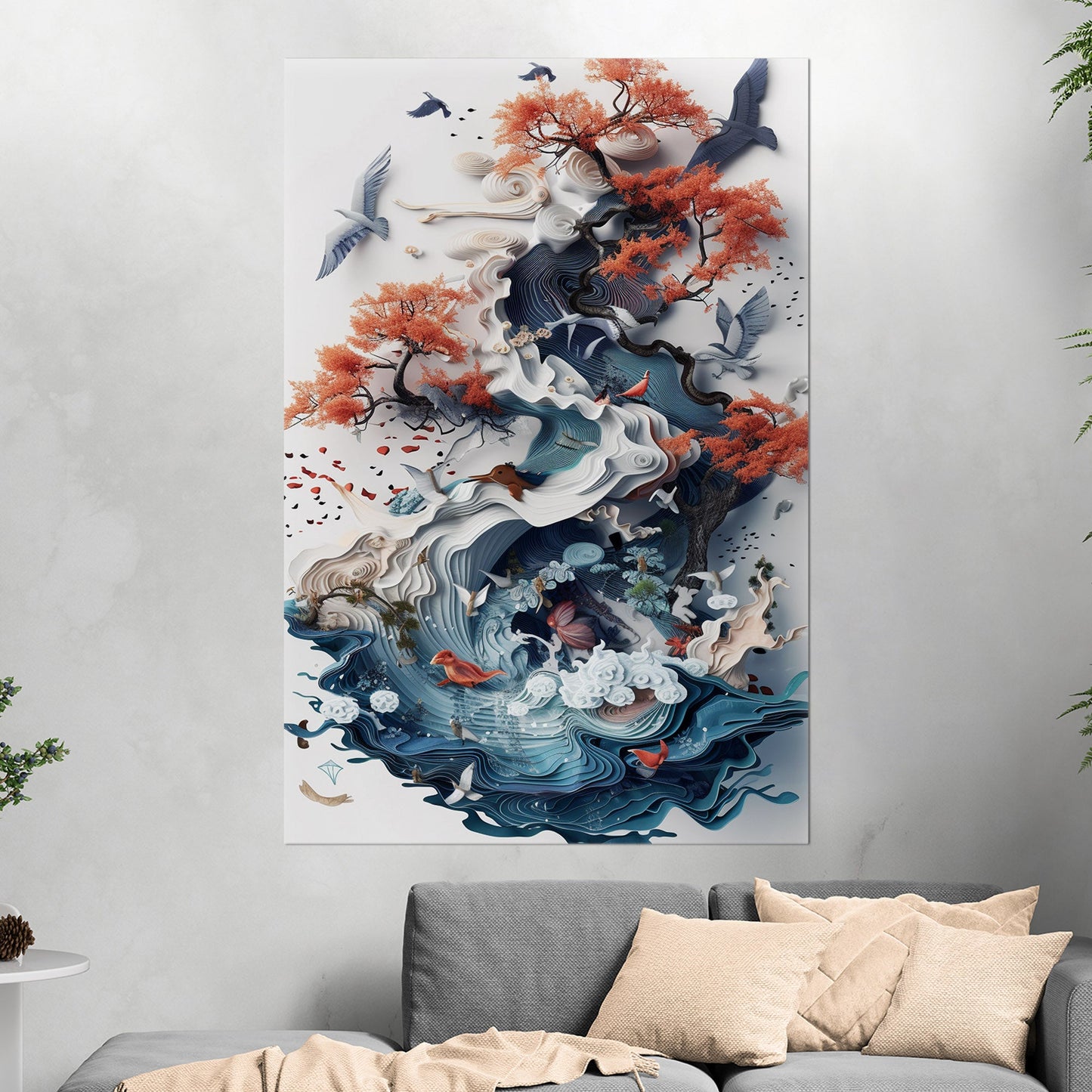 A captivating art piece that elevates any room - A Surreal Masterpiece